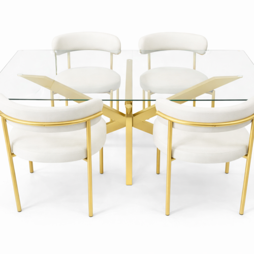 طاولة سفرة مع 4 كراسي